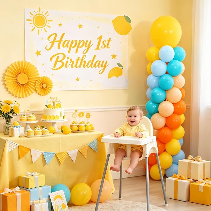 Here Comes the Son Balloon Column Stand Kit Set of 2 - Image 7