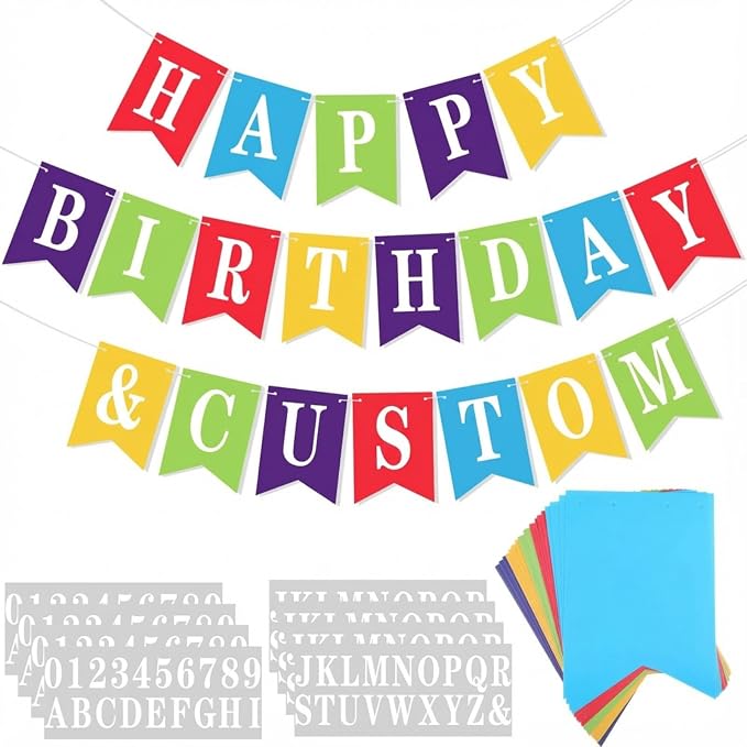 Mooliwe 171 Pcs DIY Custom Banner Kit Make Your Own Customizable Sign by Mooliwe