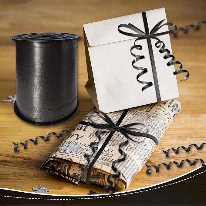 500 Yards Curling Ribbon， Black Balloon String Ribbon，for Gift Wrapping，Party - Image 6