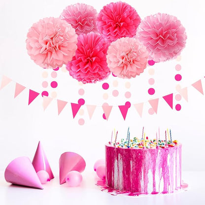Galentines Valentines-Day Hot-Pink Party-Decorations - Image 5