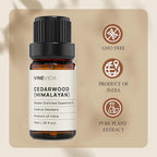 VINEVIDA Cedarwood Himalayan Essential Oil - Undiluted - 10ml Bottle - DIY Candle Scent and Soap Making