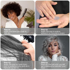 Sliver Gray Temporary Hair Color Wax -SOVONCARE Washable Hair Dye for Men & Women, All-Day Hold Disposable Hair Styling Clays for Party, Cosplay & Daily 4.23 oz