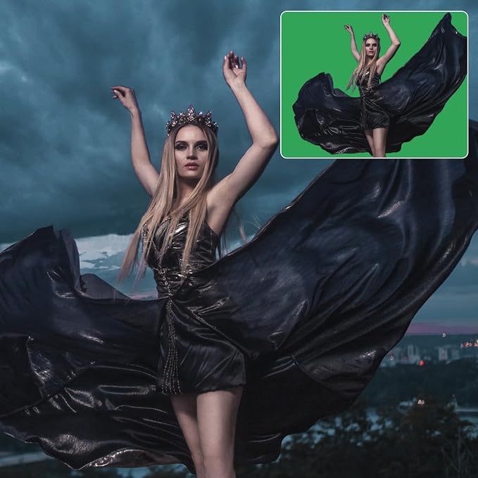 GFCC Greenscreen Backdrop Chromakey Streaming Photography, 10x20FT | - Image 6