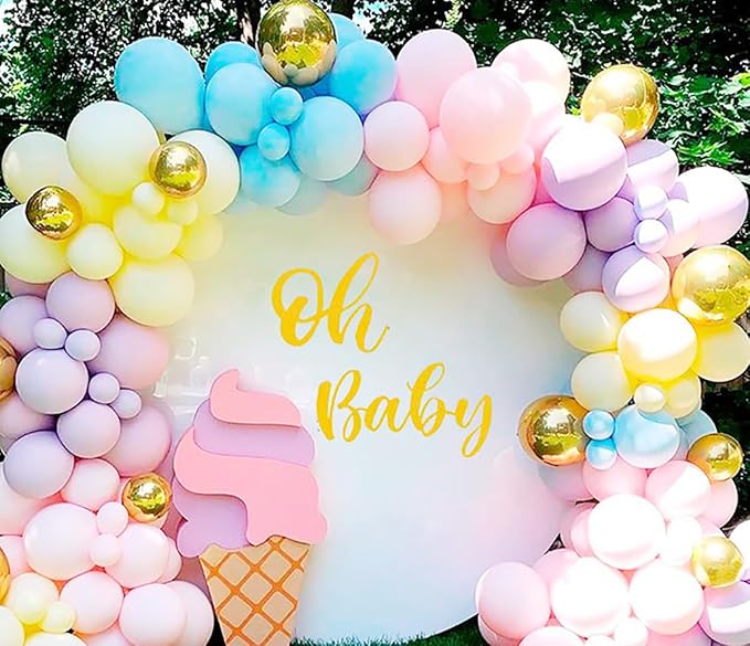 18 inch Pastel Orange Balloons - Image 7