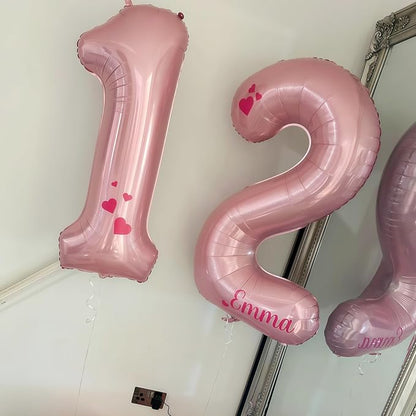 Light Pink 12th Birthday Balloon - Image 3