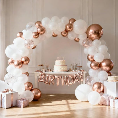 RUBFAC 87pcs White Balloons Different Sizes 18 12 10 5 Inches - Image 7
