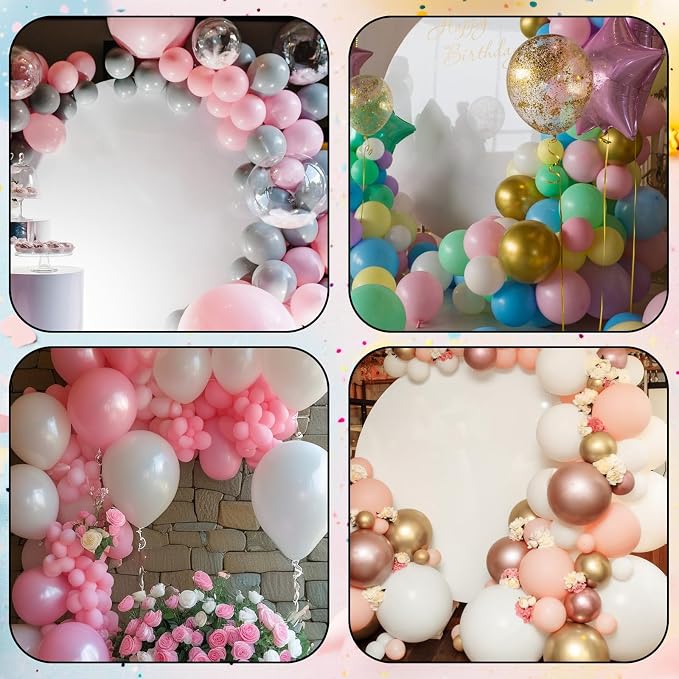60 Pcs Reusable Balloon Arch Clips Flower Shape Plastic Balloon Arch Connector - Image 4