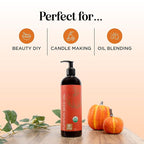 Pumpkin Seed Oil Organic Certified - 100% Pure Organic Pumpkin Seed Oil for Hair and Anti Aging Face Oil - USDA Organic Hair Oil for Dry Hair and Volume - Virgin Cold Pressed & Unrefined (16oz)