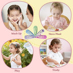 Premium Snap Mini Hair Clips - Kids Metal Non Slip Hair Bow Clips for Girls Toddlers Hair Accessories (Colorful 30 Colors)