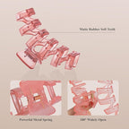 8PCS Hair Clips for Women, Flower Claw Clips for Thick Hair, Non-Slip Hair Accessories with Multi-Styles, Colorful Hair Claw Clips and Variety Pack, Ideal for Girls