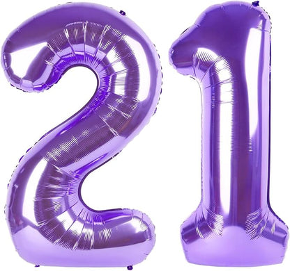 Purple 21 Balloon by IWERP