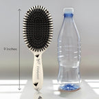 FRAMAR Soft Boar Bristle Hair Brush For Women – Boars Hair Brush For Women, Boar Brush For Fine Hair, Hairbrush For Fine Hair, Soft Bristle Brush For Slick Back, Volume and Shine - Espresso Martini