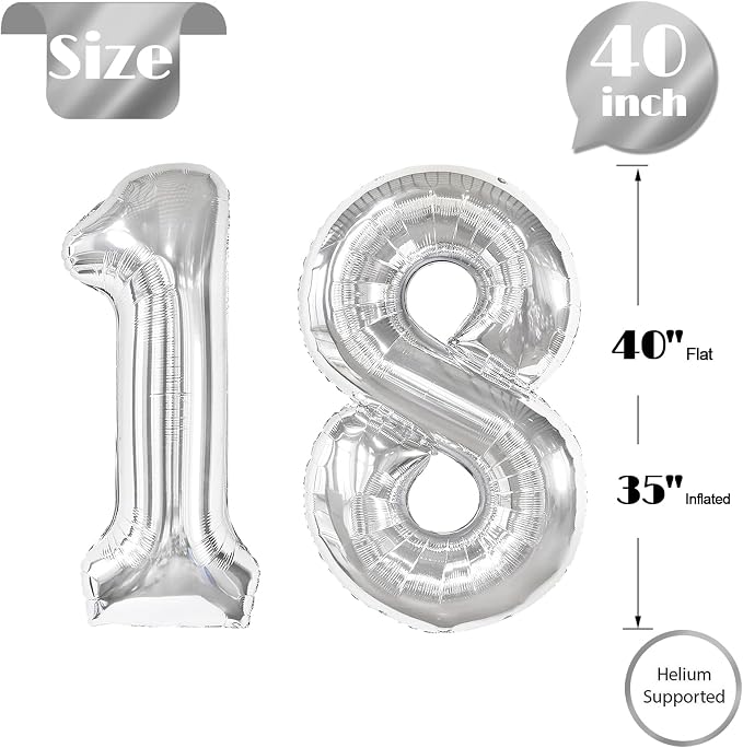 Sliver 18 Balloon - Image 5