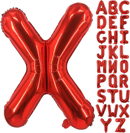 Lovoir 40 Inch Large Red Letter X Balloons Big Size Jumbo Mylar Foil Helium by Lovoir