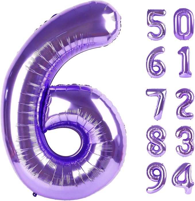 Purple 6 Balloon by IWERP