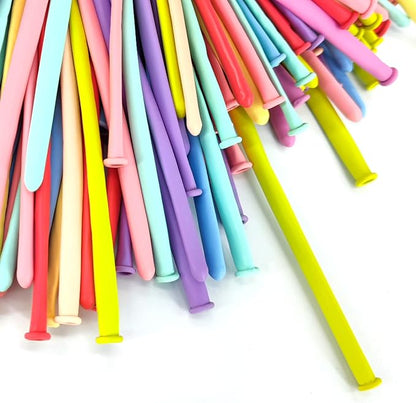Pastel Long Balloons Premium 260 Twisting Animals Magic Balloons - Image 2