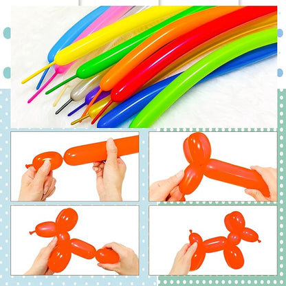 Long Orange Balloons Kit for Kids Party Decor - Image 6