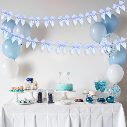2pcs Bow Garland Banner, Ribbon Bow Party Decorations - Image 5