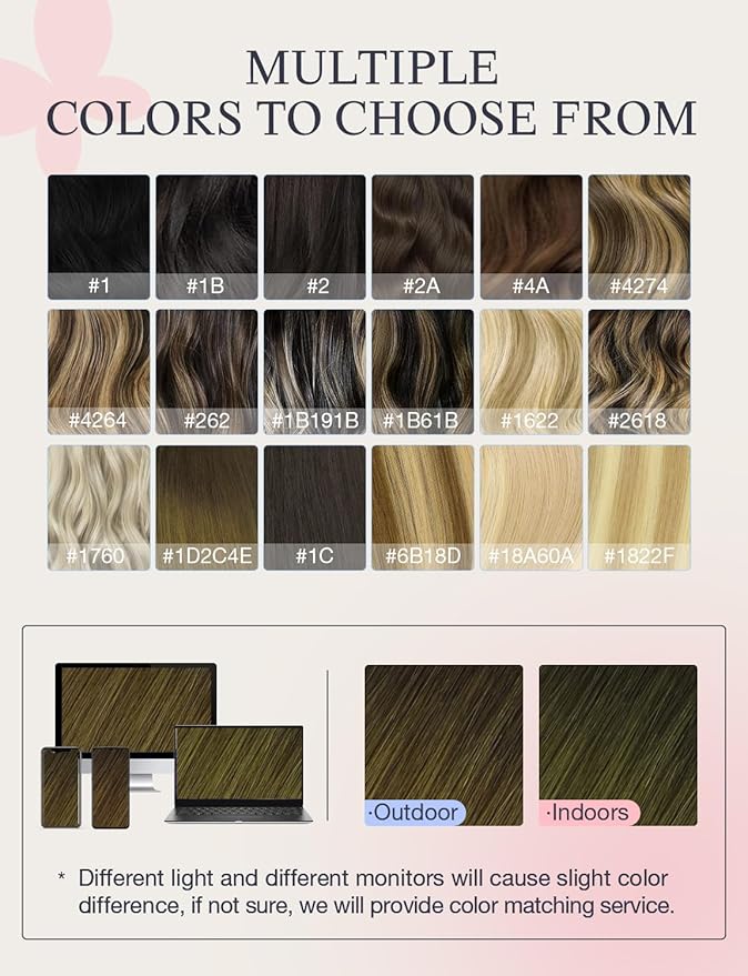 DOORES Invisi Edge Tape in Hair Extensions Real Human Hair, Natural Black to Dark Brown and Chocolate Brown 10 Injection Tape-ins with 10 Classic Tape-ins 50g 22 Inch, Injection Tape in