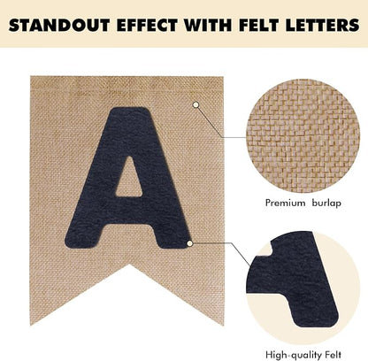 Custom Banner Kit, 28 Burlap Banner - Image 2