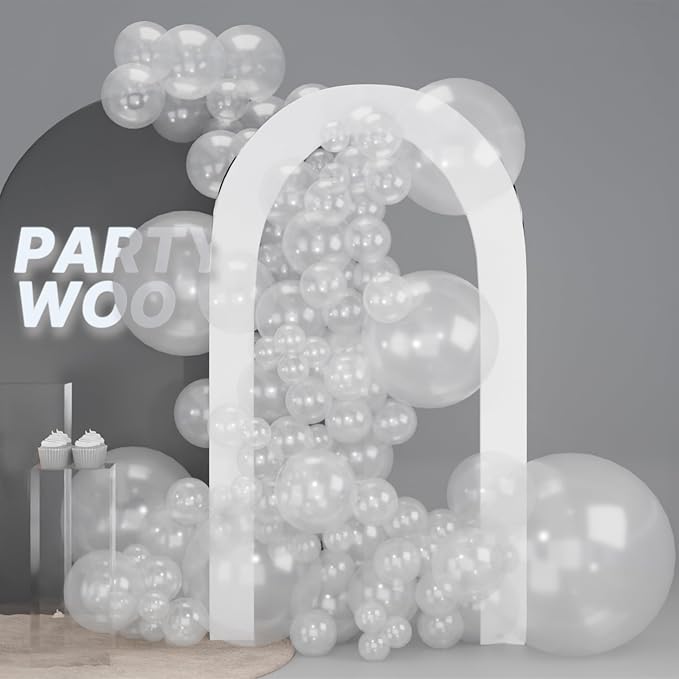PartyWoo Clear Balloons 100pcs Different Sizes of 36 18 12 10 5 Inch | Balloons by PartyWoo