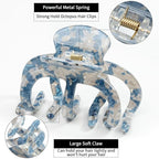 Extra Large Octopus Hair Clips for Women - Ideal Gift Cute & Stylish Claw Clips for Thick Hair, Non-slip Strong Hold Jaw Barrettes Unbreakable Jumbo Octopus Hair Clamps Accessories - 3 PCS