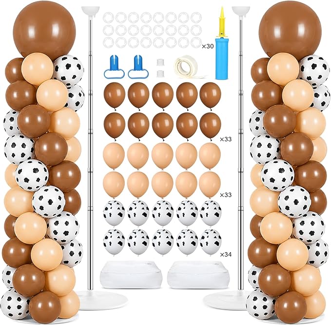 2 Sets Adjustable Balloon Column Stand Kit by Naozinebi