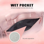 Weekender Duffel Bag with Shoe Compartment And Wet Pocket-Luggage Everyday Overnight Bag for Men and Women Travel-Carry On Gym Bag
