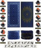 Headband Neck Gaiter Head Wrap Headwear Face Mask Magic Scarf Bandana for Men and Women