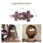 6 PCS Flat Hair Clips, Lay Flat Claw Clips for Women Girls, 2 Styles Non-slip Hair Claws for All Hair Types,Comfortable Flat Clips for Lying and Driving(Matte)
