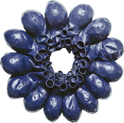 90 Pack Navy Blue Balloons 18 Inch Royal Navy Blue Big Balloons by ZWZLIULIAN