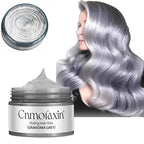 Silver Hair Color Wax,Temporary Hair Color Dye,Natural Hair Coloring Wax for Halloween Cosplay, Party & Daily Use 4.23 oz