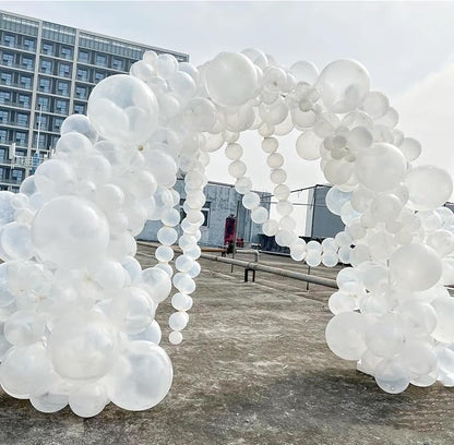 412pcs Clear Balloon Garland Arch Kit 18 12 10 5 Inch Different Sizes Matte - Image 5