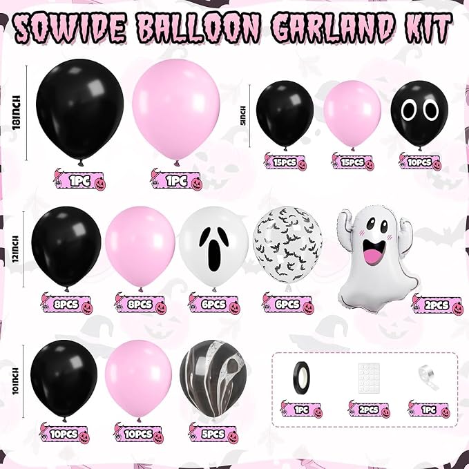 Halloween Balloon Arch Kit, decorations - Image 2