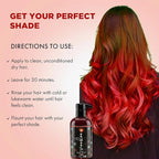 MOEHAIR Semi-Permanent Hair Color | Temporary Red Hair Dye 8 Oz | No Ammonia, Sulfate or Paraben | Intermixable & Vegan | Voodoo Fire Engine Bright Red Hair Color | Drip-Free Formula | Easy to Use