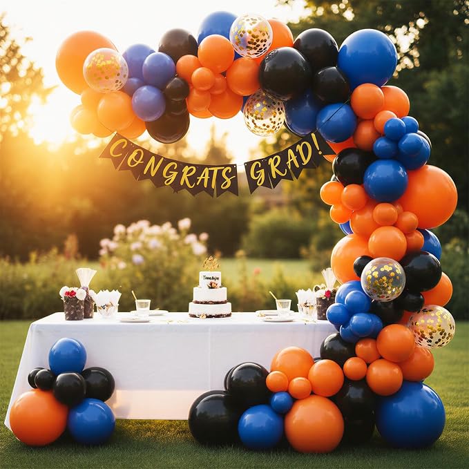 RUBFAC Orange Balloons 120pcs 5 Inch Latex Party Balloons - Image 2