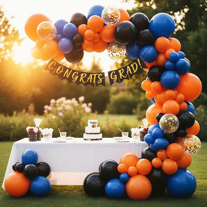 RUBFAC Orange Balloons 120pcs 5 Inch Latex Party Balloons - Image 2
