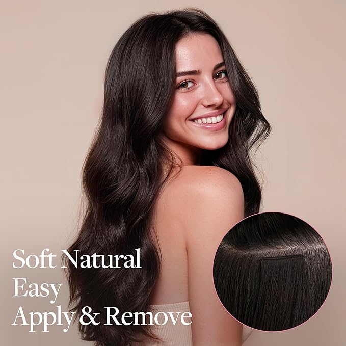 GOO GOO Clip in Hair Extensions Real Human Hair, Remy Human Hair Extensions Clip ins for Women, Natural Human Hair, 14inch 120g 7 Pcs, #9/18J/60 Chocolate Brown to Champagne Blonde Balayage
