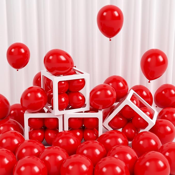 FOTIOMRG 120pcs 5 inch Red Balloons | Birthday, Graduation, Baby Shower by FOTIOMRG