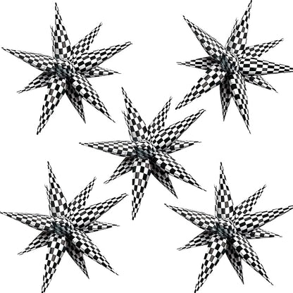 ZAKVOOR 60 Pcs Star Balloons 12 Spike Foil Party Decoration Balloons by ZAKVOOR