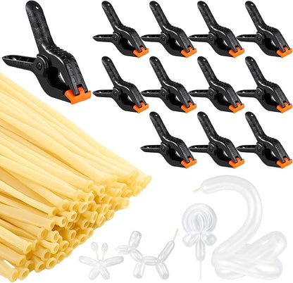 LemonRoad 12 Pack Large Balloon Arch Clips 3.5 Inch Heavy Duty Black Clips and - Image 8