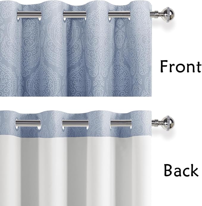 DWCN Ombre Blackout Curtains for Bedroom - Image 3