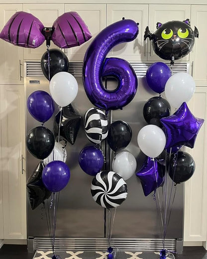 Purple Number 9 Balloon 40 Inch, 9th Birthday Party Decorations Men Women | - Image 9