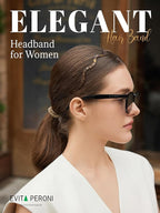 EVITA PERONI Wavy Glasses Headband Hair Band Designed for Eyewear, Comfortable Headbands for Women Fashion Thin Headbands Non Slip No Pressure, No Headache