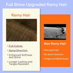 Full Shine Real Human Hair Extensions Clip ins Light Brown Clip in Human Hair Extensions for Fine Short Hair for Raving 14 Inch 7 Pcs 120 G
