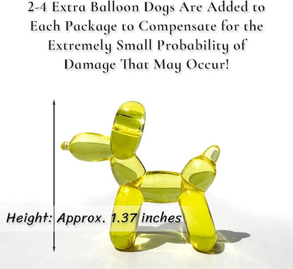Yopcuvi 120 PCS Mini Balloon Dog Sculpture Keychain, Nine Colors Randomly Mixed - Image 4
