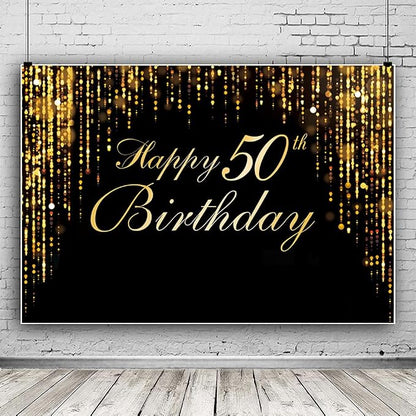 Happy 50th Birthday Photo Background - Image 2
