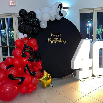 Red Gold Black Balloons - Image 4