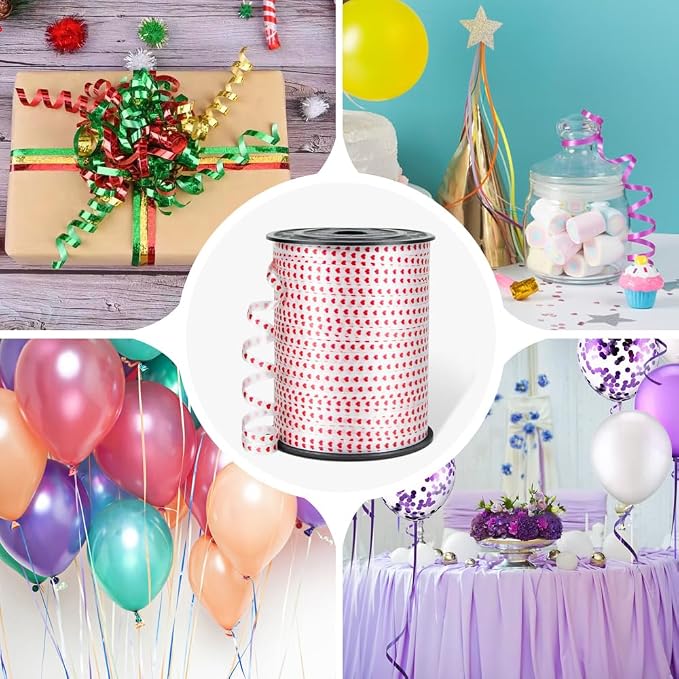 500 Yards Curling Ribbon for Gift Wrapping, 3/16" Balloon String for Christmas - Image 3