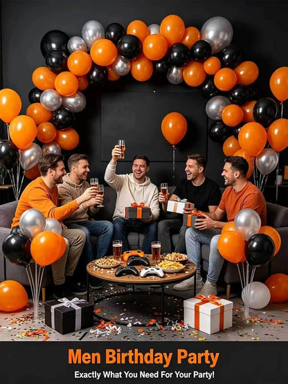 Orange Balloons 12 Inch 60 Pcs Orange Latex Balloons - Image 7